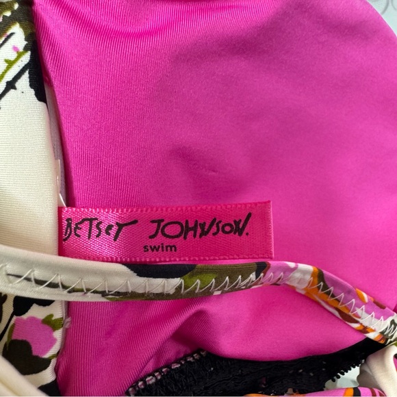 Betsey Johnson bikini top beauty mark the Topiary Swimsuit Mod Retro Vintage y2k - Picture 6 of 13